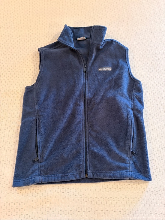 Columbia Other - Columbia Men’s Medium Navy Fleece Vest - Cozy Layering Vest